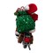 Kurt Adler whimsical 14-Inch Kringles Motorcycle Santa with Giftbag